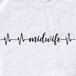 Położna Heartbeat svg i clip art pielęgniarstwo poród i poród ekg dxf png plik cięty