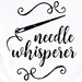 Needle Whisperer SVG & Clip Art Quilting Svg Love to Sew Svg - Etsy