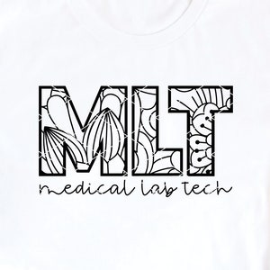 Medical Lab Tech svg cut file png dxf Mandala Laboratory Technician Technologist med cricut file download clip art