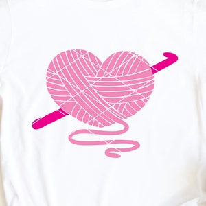 häkeln svg, Crochet Love svg, Garn svg häkeln häkeln häkeln Clip Art häkeln digitaler Download Design Wolle svg dxf png cut Datei