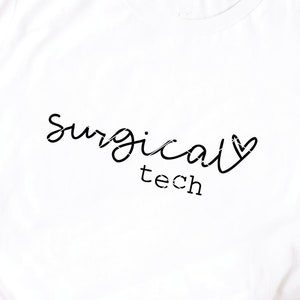 Surgical Tech svg & clip art Surgical Technologist operating room OR tech surgery hand lettered svg dxf png cut file