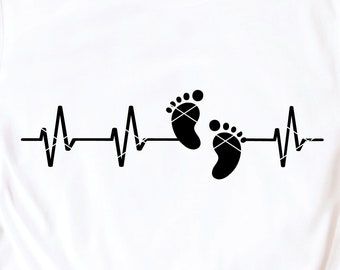 Download Baby Heartbeat Svg Etsy