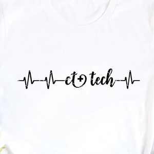 CT technoloog Heartbeat SVG & clip art geautomatiseerde technologie radiologie tech imaging SVG DXF PNG gesneden bestand