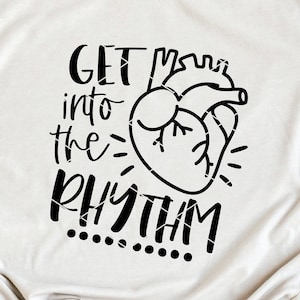 Kardiologie svg, Herz svg, Get In The Rhythmus cut-Datei, PNG dxf, Telemetrie Krankenschwester, Tech, Kardiologe, Schneidedatei, Clip Art