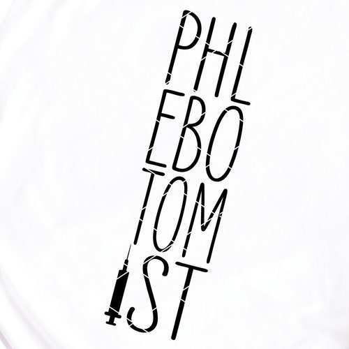 Phlebotomist Svg & Clip Art Phlebotomy Needle Blood Draw - Etsy