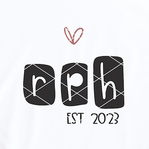 Pharmacist svg cut file RpH Registered Pharmacist pharmacy Year Established graduation heart 2023 dxf png cricut file download printable