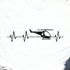 Helicóptero médico Batimento cardíaco svg arquivo de corte arquivo a laser trauma enfermeira ambulância aérea enfermeira de vôo emergência rn dxf png clip art download