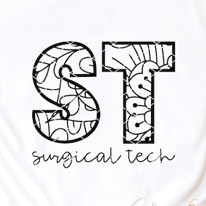 Surgical Technologist svg cut file Mandala Surgical Tech operating room tech surgery OR dxf png cricut file printable download clip art