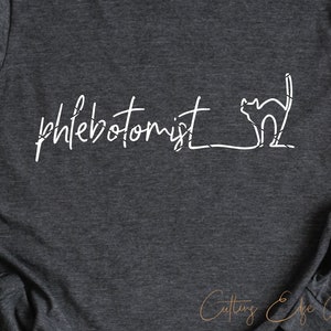 Halloween Phlebotomist svg cut file phlebotomy blood draw medical lab laboratory scaredy cat svg dxf png clip art printable