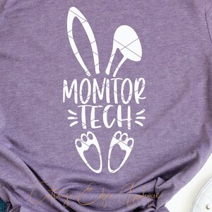Osterhase Monitor Tech Technik Technik Herzmonitor Kardiologie Kaninchen Dxf Png Silhouette Cricut Datei Download Sublimation