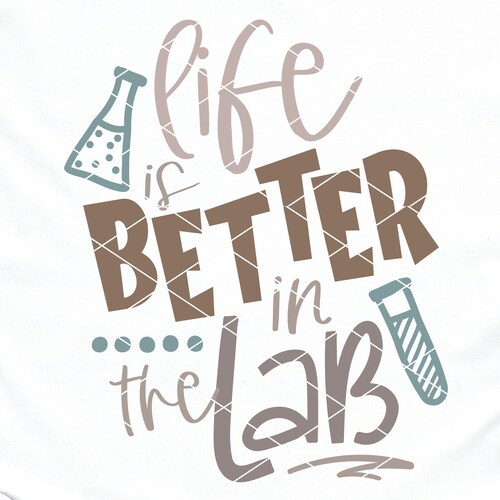 Laboratory Life Svg Cut File Lab Life Technician Technologist Etsy