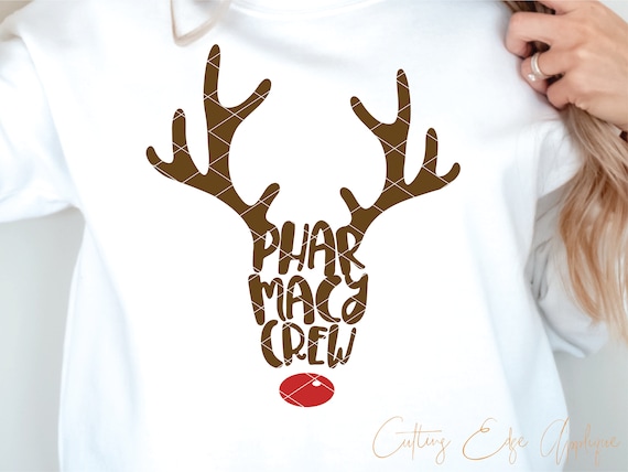 Red Plaid Reindeer Pharmacist Pharmacy Crew Christmas Gift T-Shirt Red Plaid Reindeer Pharmacist Pharmacy Crew Christmas Gift T-Shirt