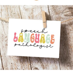 Retro Speech Language Pathologist Svg Cut File SLP Speech Therapy ...