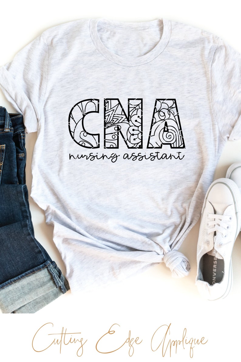 Download CNA svg & clip art Nursing Assistant Mandala nurse aide ...