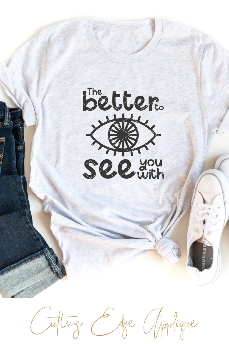 The Better to See You With Svg Cut File Png Dxf Eye Surgery - Etsy