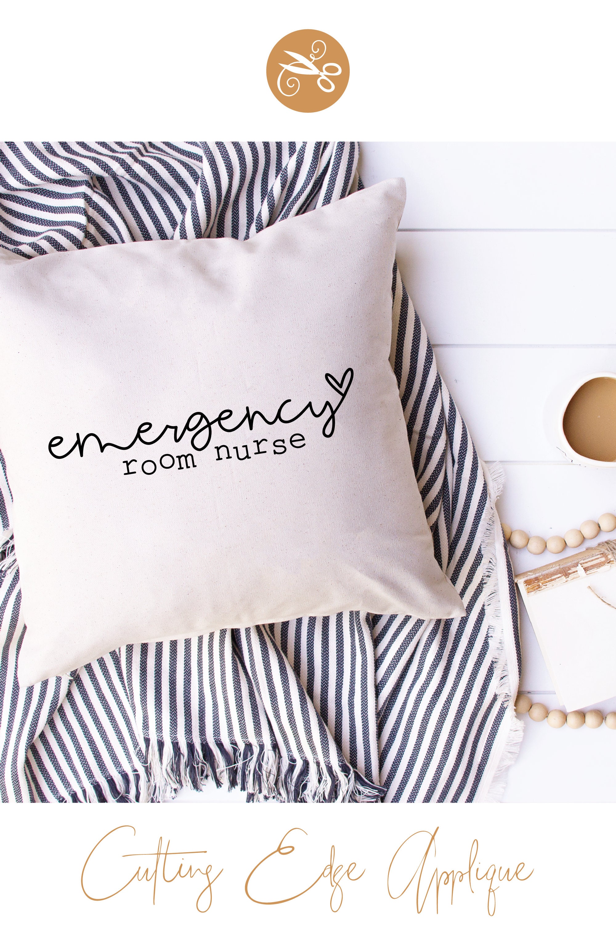Emergency Room Nurse Svg Cut File ER Hand Lettered Dxf Png - Etsy