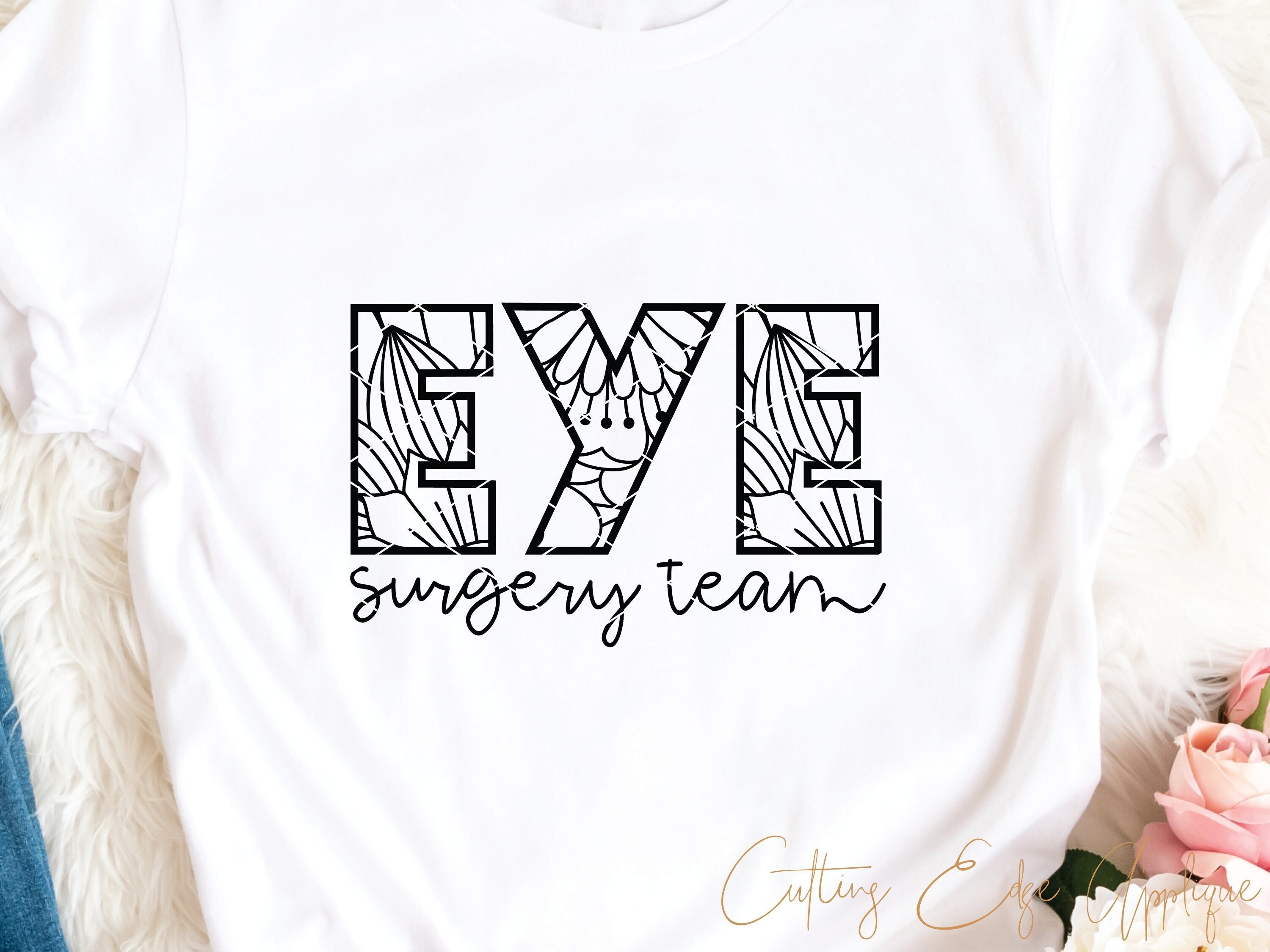 Eye Surgery Team svg cut file png dxf crew ophthalmology ophthalmologist vision patient mandala cricut download clip art