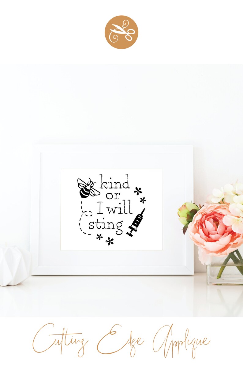 Download Medical svg Bee Kind Or I Will Sting phlebotomist needle ...