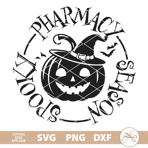 Pharmacy Halloween svg, pharmacy svg, pharmacy clip art, pharmacy cut file, Pharmacist Technician svg, med aide dxf png cricut download