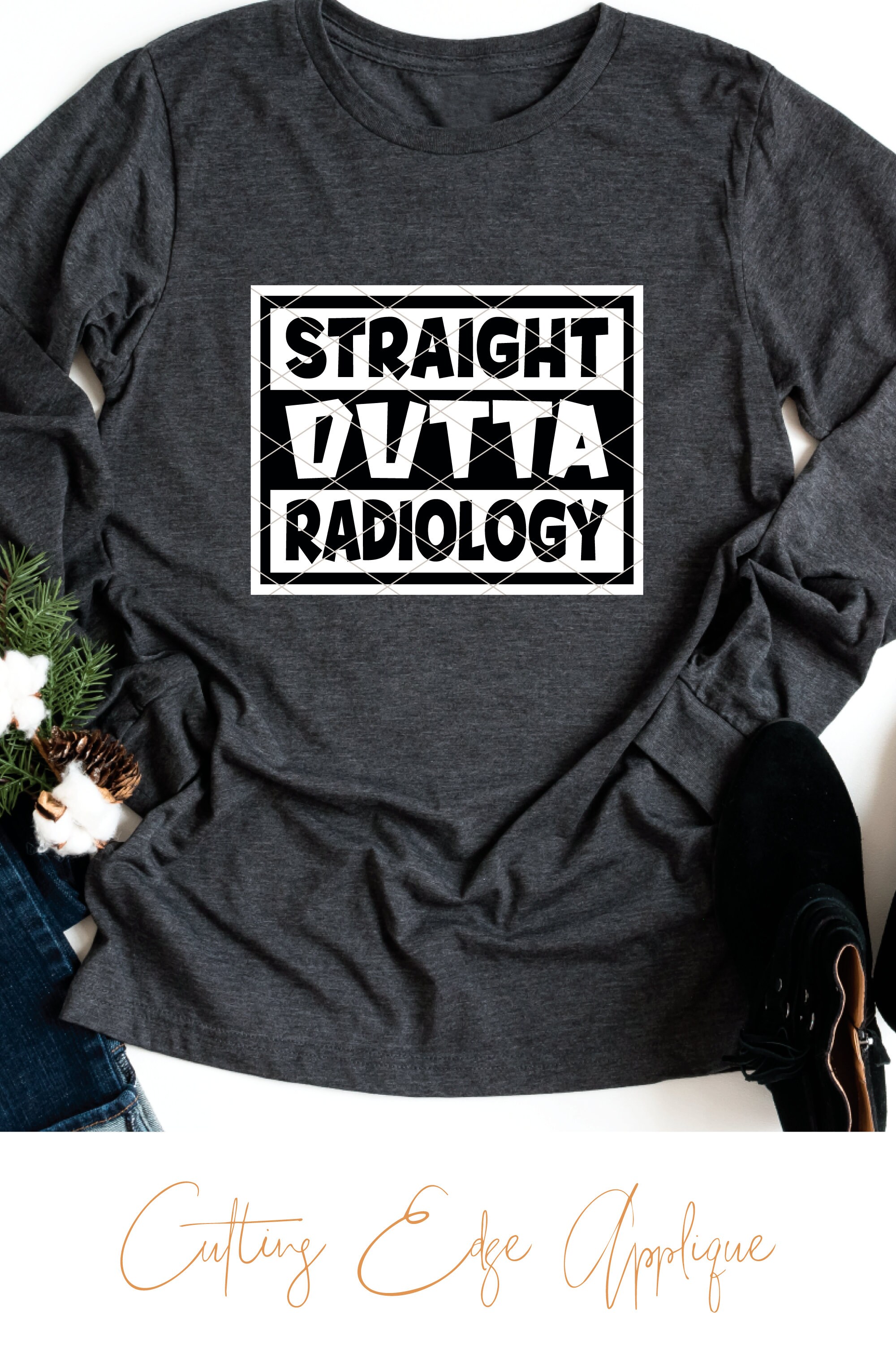 Straight Outta Radiology Svg Cut File Xray Tech Radiologic Etsy