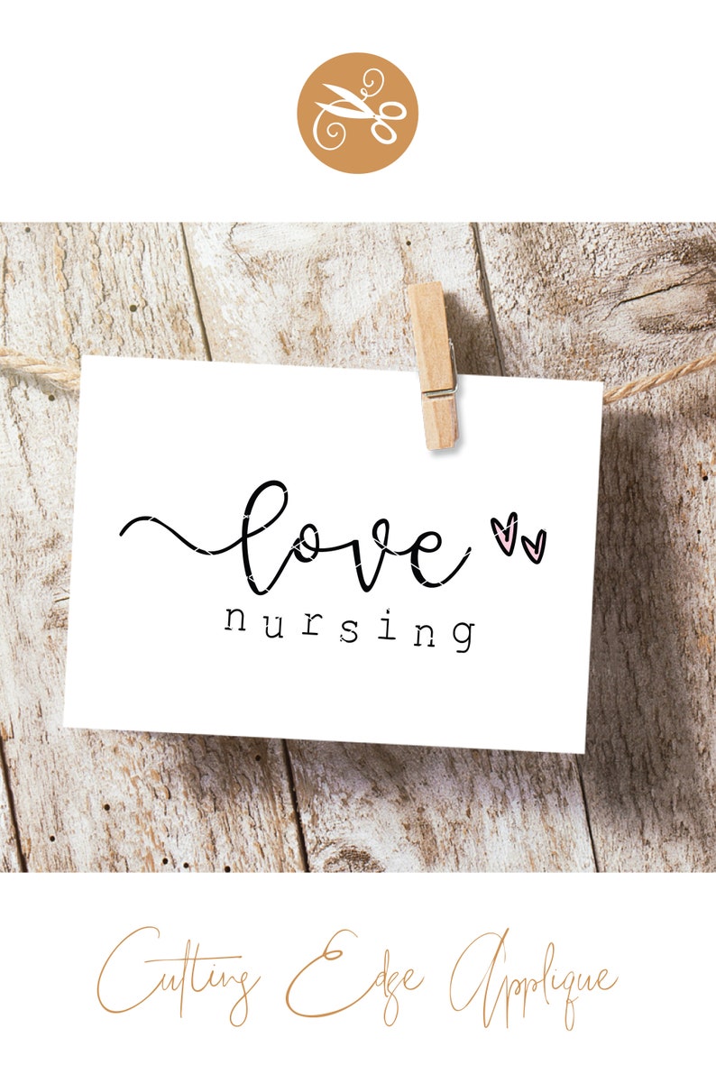 Download Love Nursing svg & clip art nurse CNA LPN RN np aprn ...
