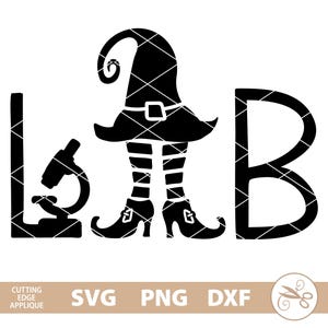 Halloween Laboratory svg, Lab clip art, laboratory technologist lab technician tech lab scientist witch legs dxf png lab cut file download