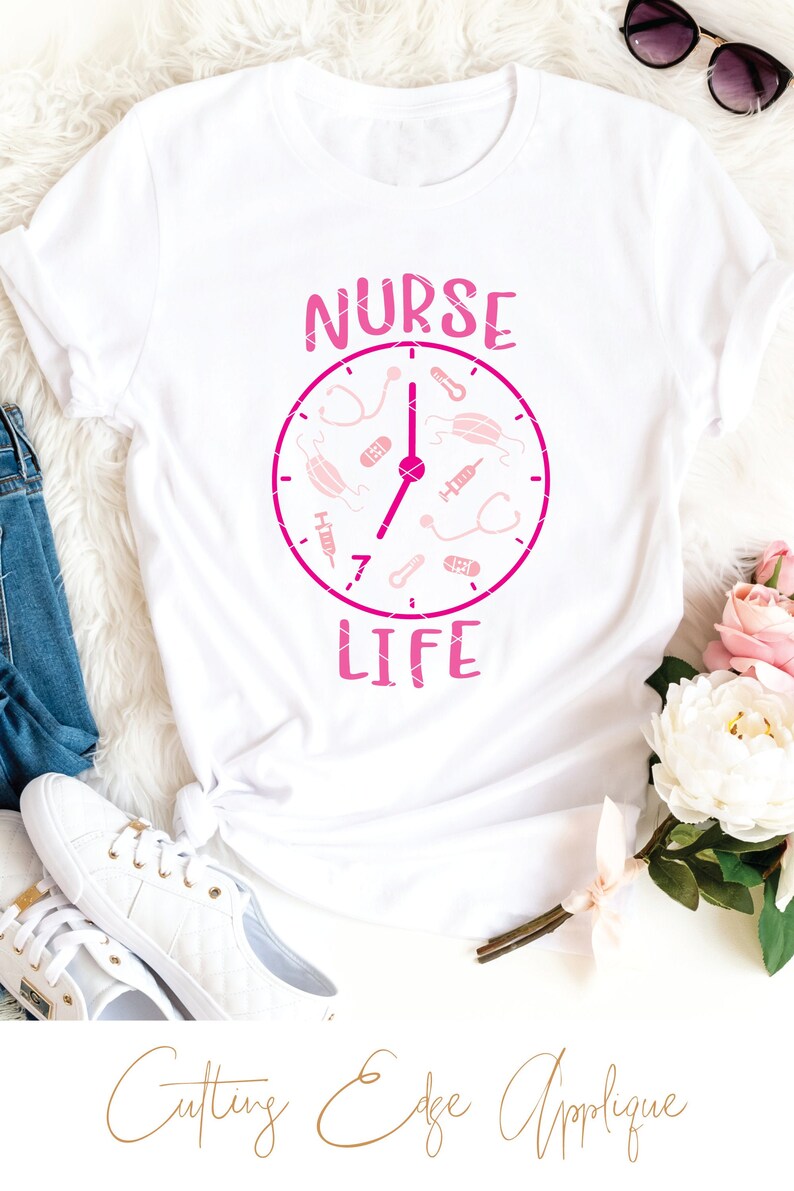 Nurse Life svg &amp; clip art LPN RN NP svg shift nurse life