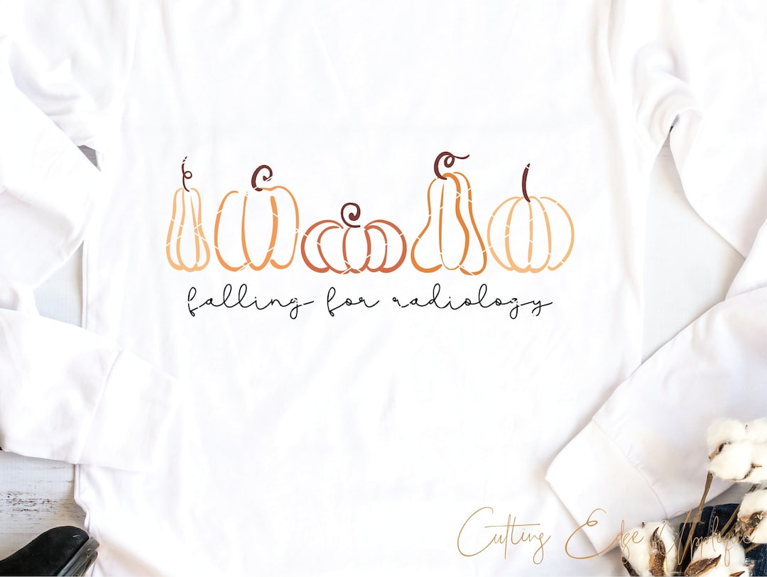 Falling for Radiology Svg Cut File Pumpkin Xray Tech Radiologic