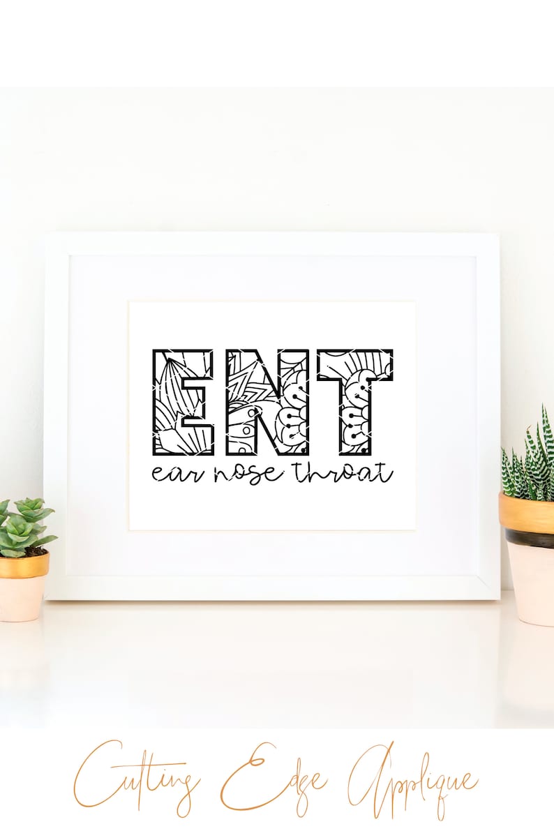 ENT Svg & Clip Art Ear Nose Throat Svg Otolaryngology - Etsy