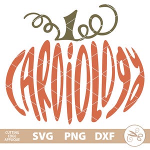 Kardiologie Kürbis svg, Kardiologie svg, Herz svg, Herz Krankenschwester Kardiologie Krankenschwester Ekg Telemetrie Tech Herbst Herbst Dxf PNG Clip Art Schnitt Datei