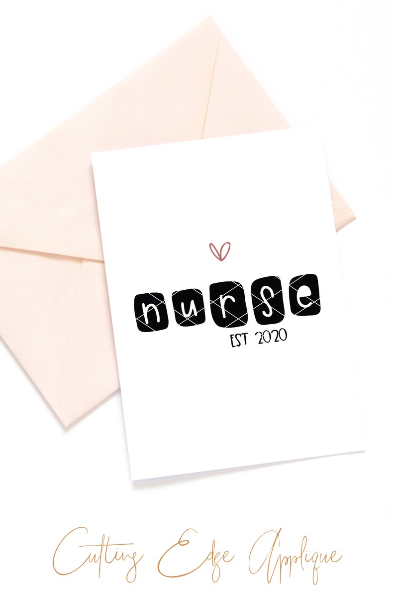 Download Nurse Graduation svg nurse year established RN LPN graduate | Etsy