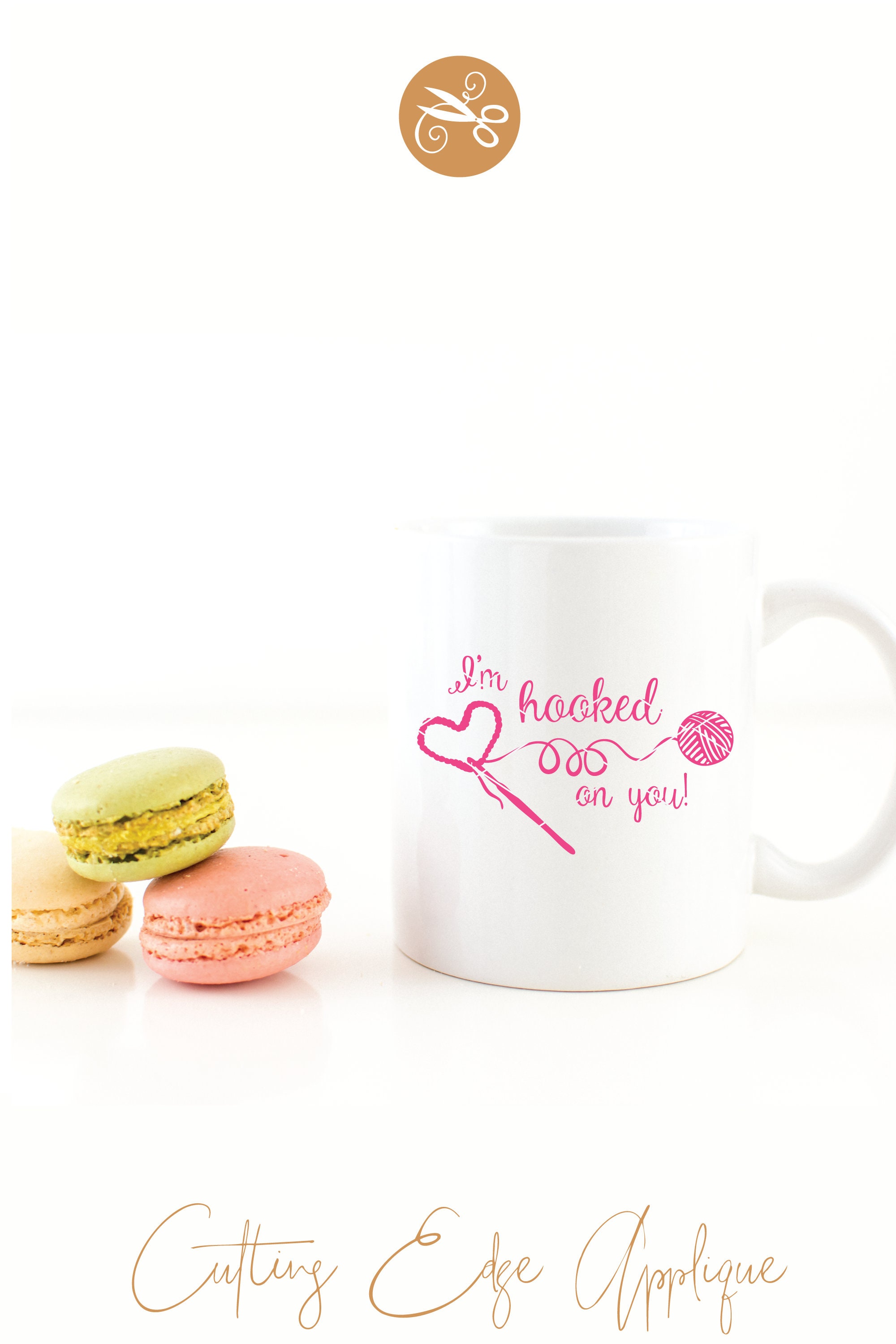 I'm Hooked on You SVG & Clip Art Crochet Svg Yarn Svg | Etsy