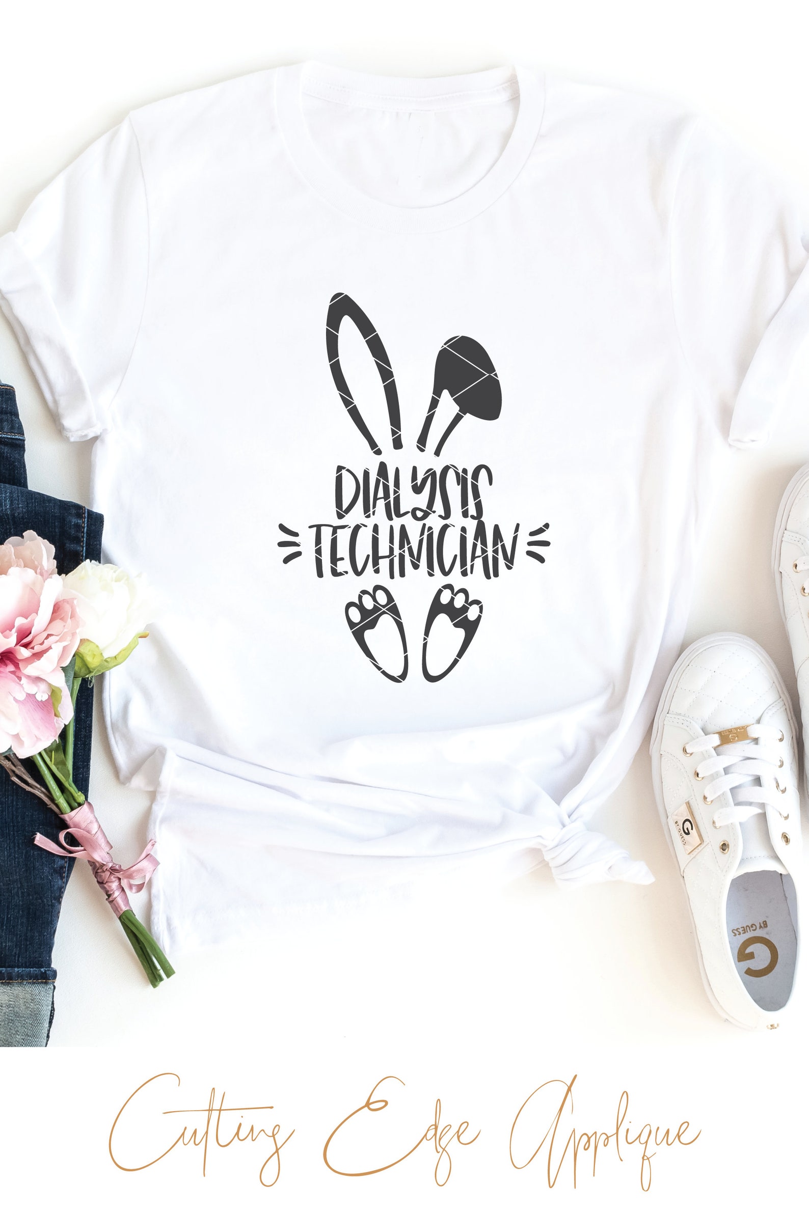 Easter Bunny Dialysis Tech svg & clip art Clinical | Etsy