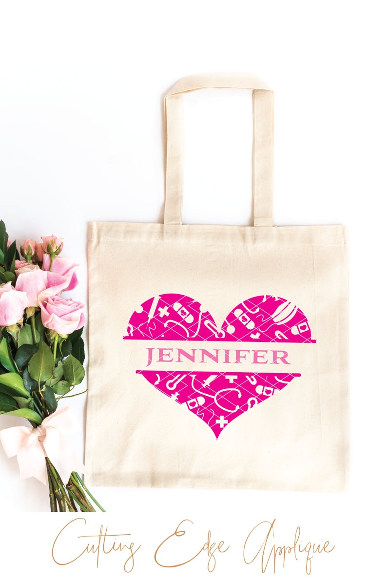 Download Nursing svg Nursing Heart Name svg monogram cna svg nurse svg | Etsy