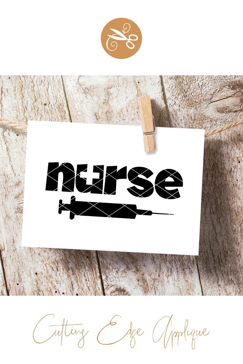Nurse svg & clip art LPN RN NP svg needle nurse word art nurse life nursing svg scrub life svg nursing student nurse svg dxf png cut file image 5
