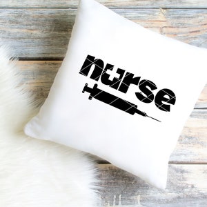 Nurse svg & clip art LPN RN NP svg needle nurse word art nurse life nursing svg scrub life svg nursing student nurse svg dxf png cut file image 3