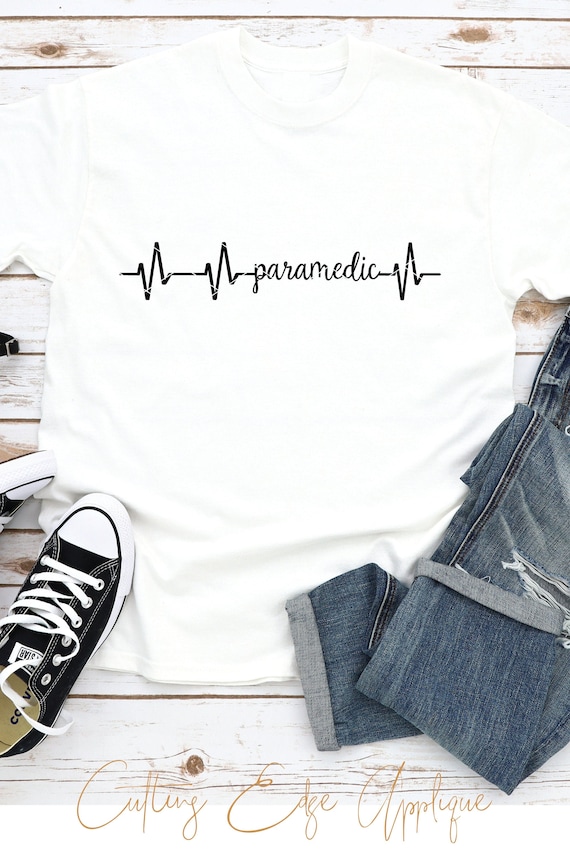 Download Paramedic Heartbeat Svg Clip Art Emergency Medical Etsy