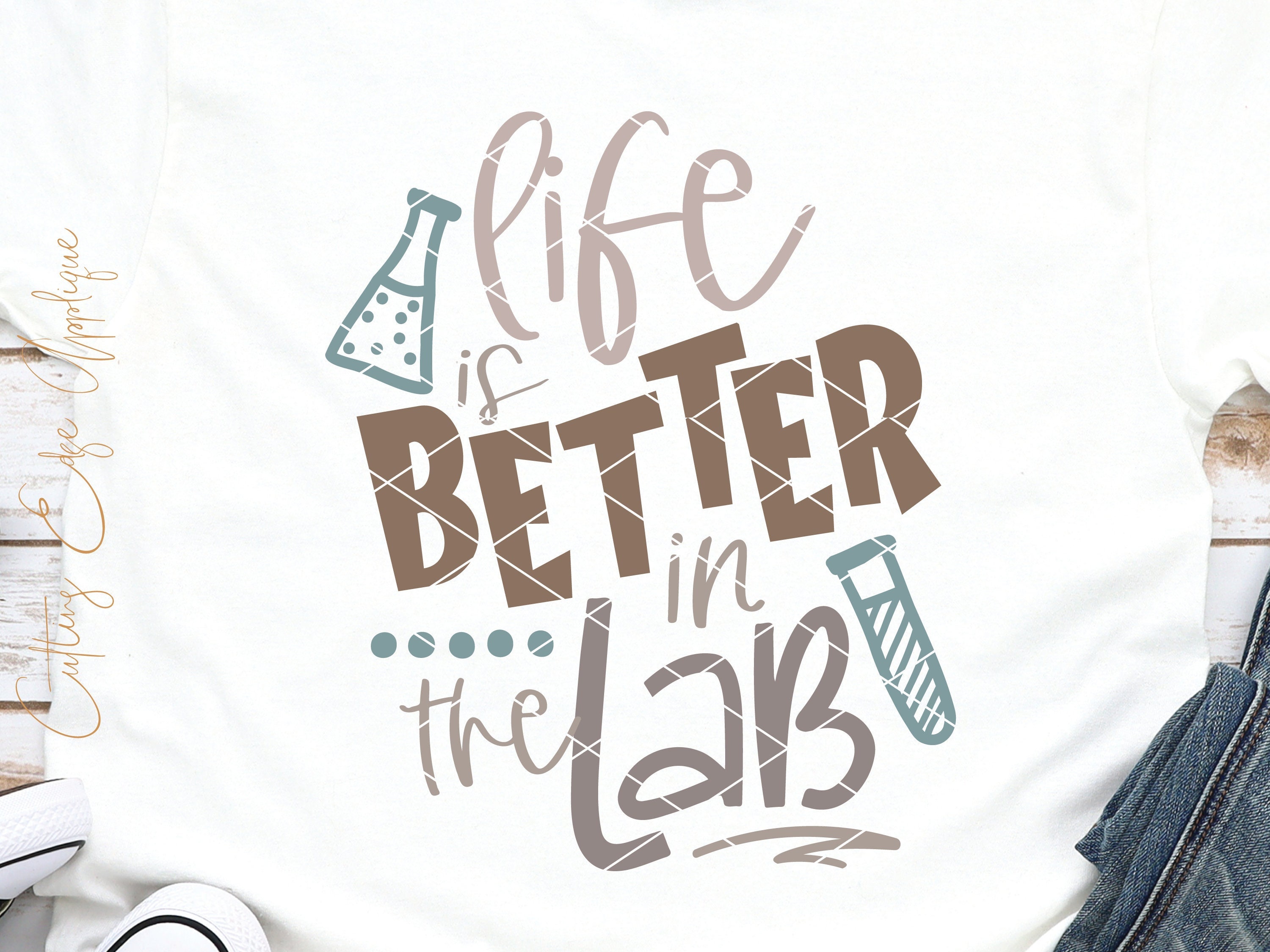 Life is Better in the Lab Svg Cut File Laboratory Life Svg Etsy