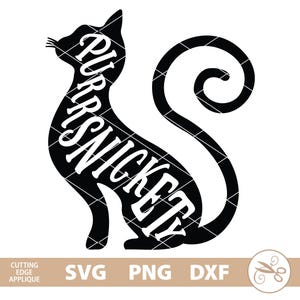Persnickety svg, Purrsnickety svg, Lustige Katzen svg, Katzenliebe svg, Katzentypographie svg, lustige Katzenclipart, png dxf, Katzensublimation, Download