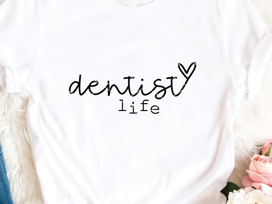 Dentist Svg Cut File Png Dxf Dentistry Hand Lettered Cricut Etsy