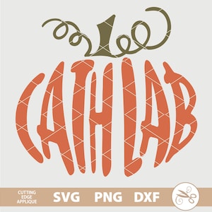 Herzkatheter Labor Kürbis Herz geschnitten Datei, Herzkatheterisierung svg, Herbst Halloween Herbst, cut Datei dxf png Cath lab tech, download Sublimation