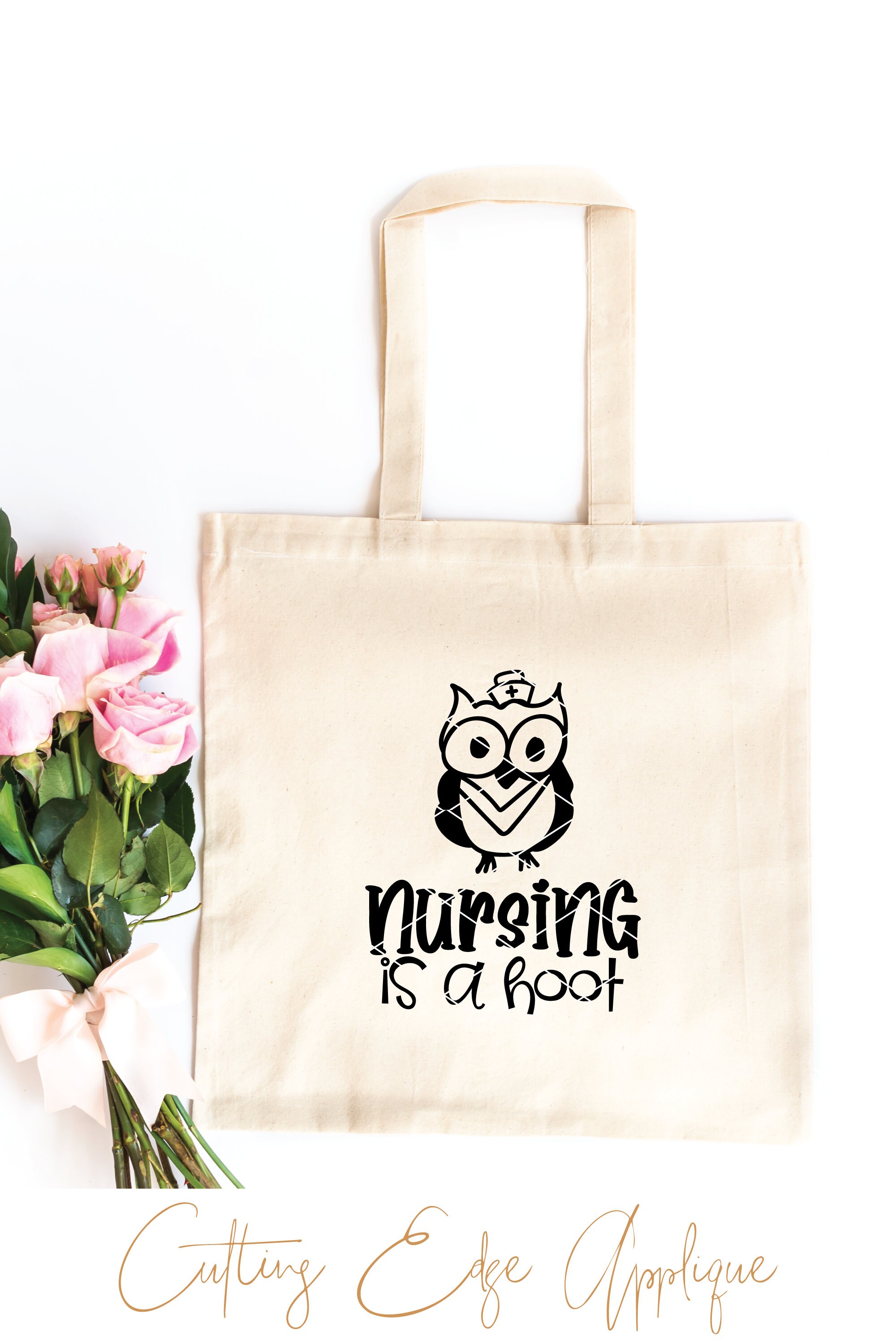 Nursing is A Hoot Svg Cut File Owl Night Shift Nurse Svg LPN RN NP ...