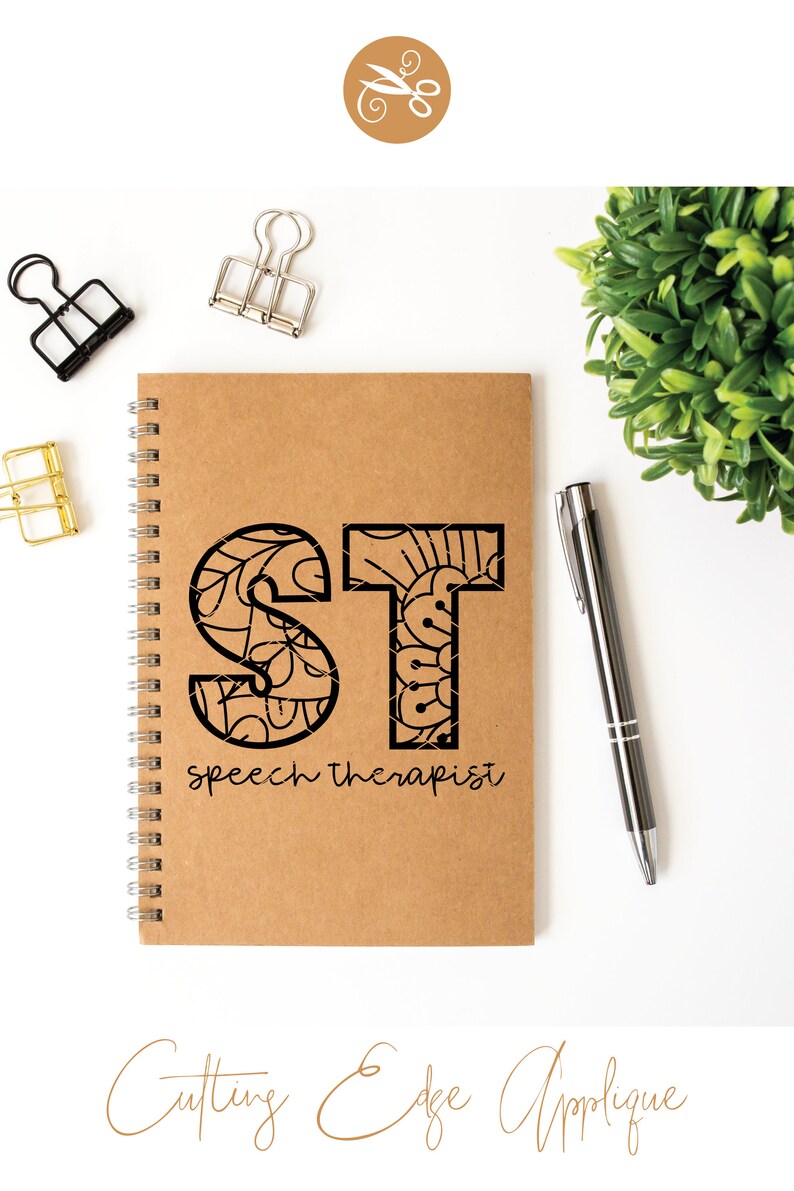 Speech Therapist svg & clip art ST Mandala Speech Therapy ...