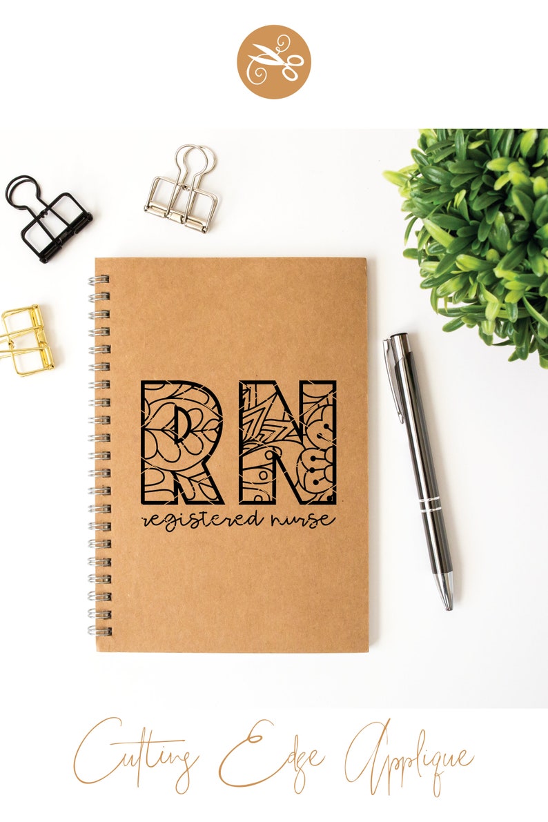 RN svg & clip art Mandala Nurse svg Registered Nurse svg ...