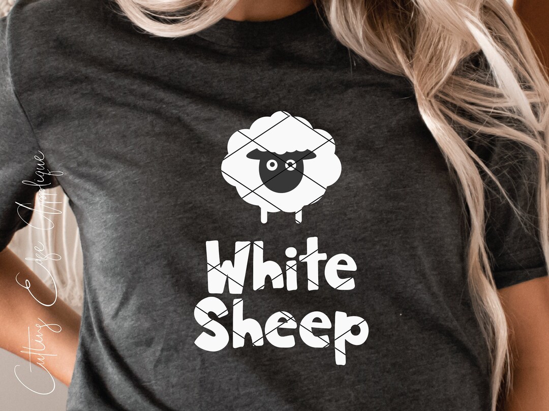 White Sheep Svg Cut File Dysfunctional Family Scapegoat Saint Dxf Png Cricut Silhouette File ...