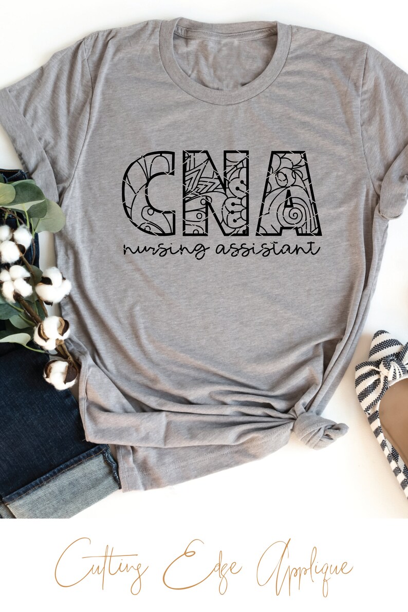 Download CNA svg & clip art Nursing Assistant Mandala nurse aide ...