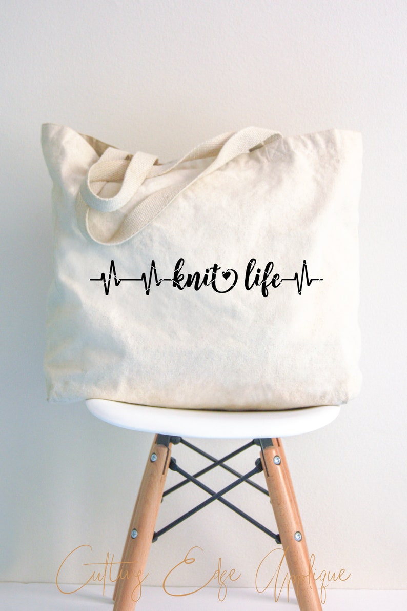 Knit Life Svg & Clip Art Knitting Svg Yarn Svg Knit Wool Etsy