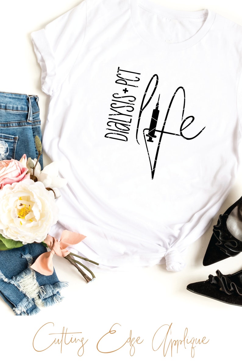 Dialysis PCT svg & clip art Patient Care Technician dialysis | Etsy