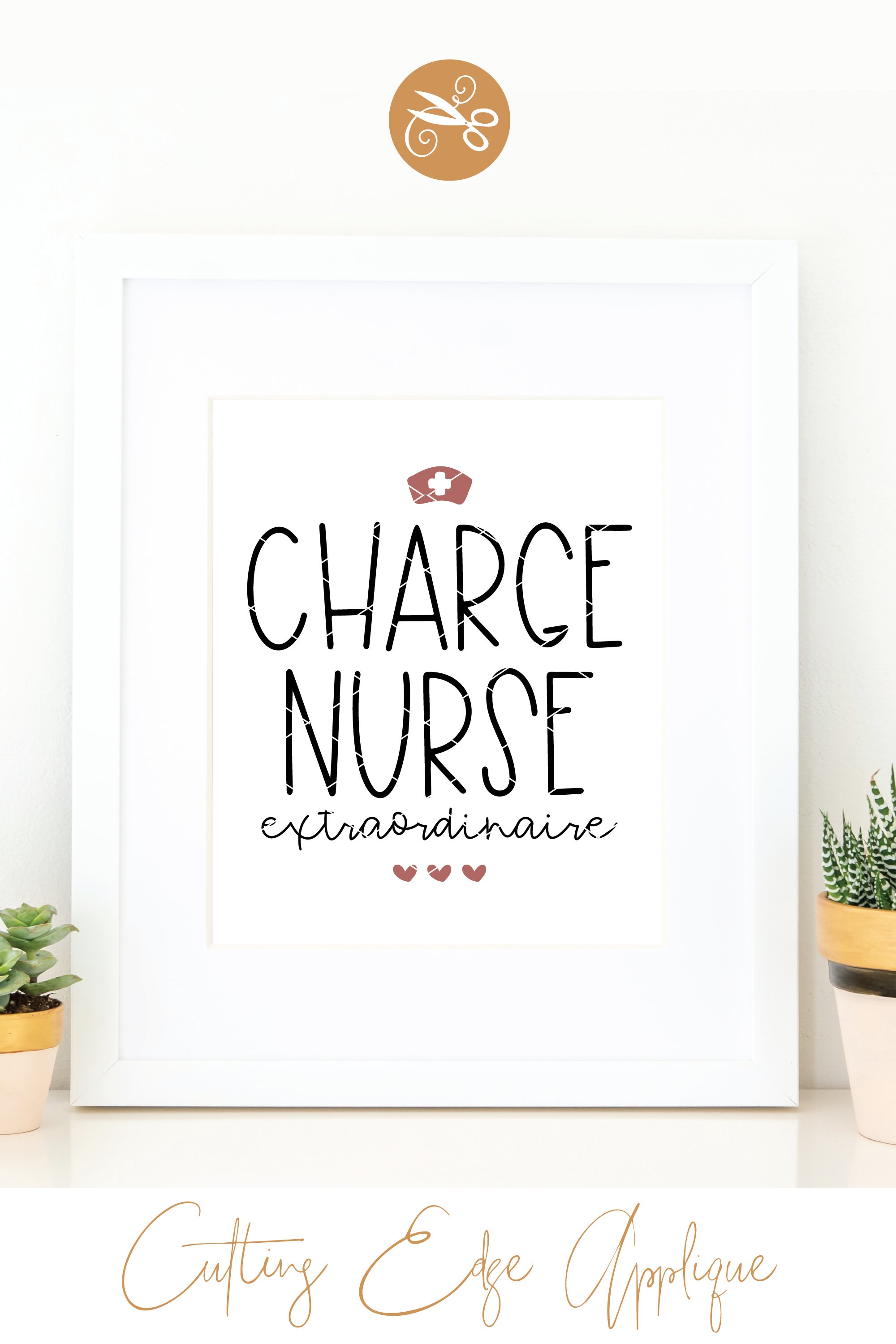 Charge Nurse svg & clip art nurse extraordinaire RN LPN Etsy