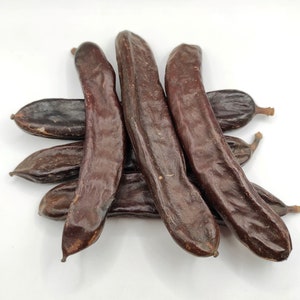 Whole Greek Certified Organic Carob Pods 85g3 oz 1.95Kg68.8 oz Ceratonia Siliqua Harvest 2023 Certificate Bio Code: GR-BIO-15 image 2